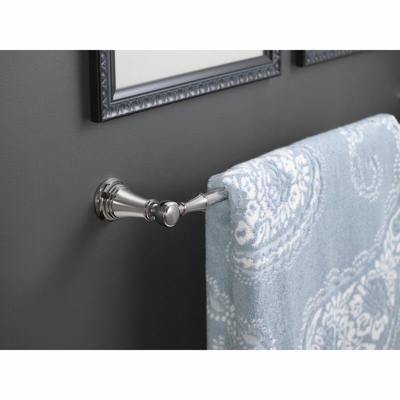 Moen Weymouth 19" Wall Mounted Towel Bar & Reviews | Wayfair